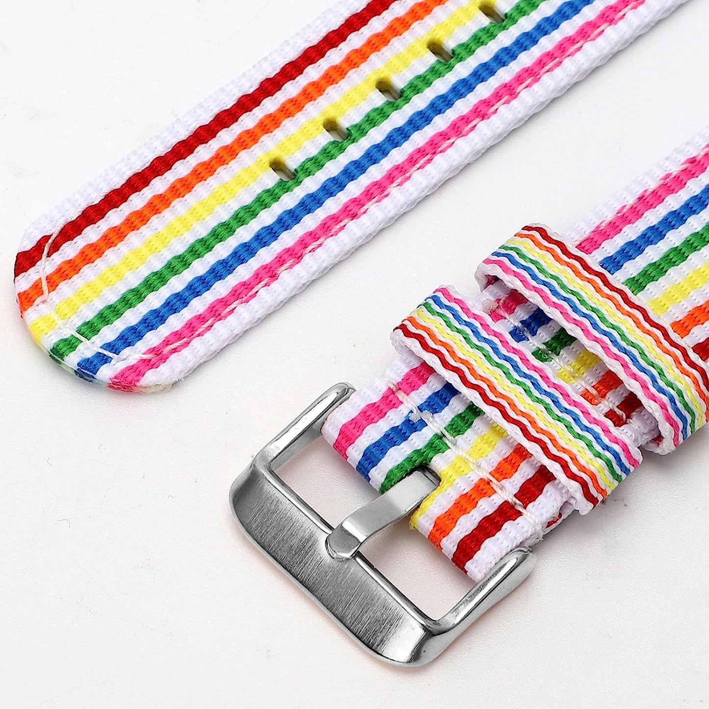 Durable Canvas Watch Bands Compatible with Apple Watch 45Mm 41Mm 44Mm 40Mm 42Mm 38Mm, Royal Woven Nylon Wrist Watch Strap for Iwatch Sery 7 6 5 4 3 2 1 Bands for Mens/Womens  KAYSEUN   