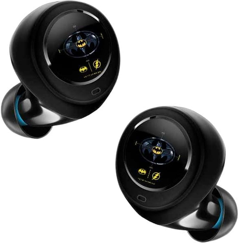 Skinit Decal Skin Compatible with Echo Buds - Officially Licensed Warner Bros the Flash Movie: Batman Multiverse Logos Design  Skinit   