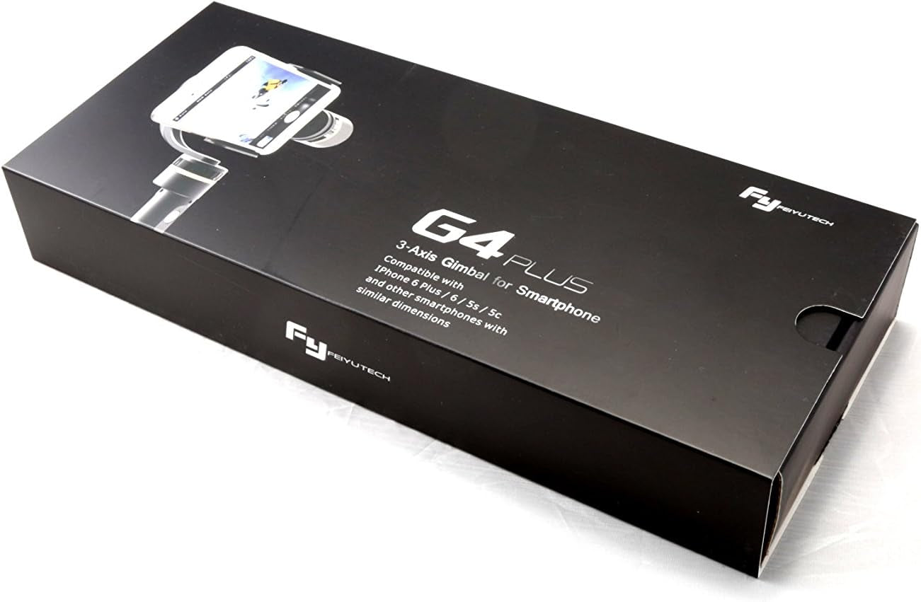 Feiyu G4 plus 3-Axis Brushless Handheld Gimbal for Iphone 6 Plus/6/5S/5C and Other Smartphones with Similar Dimensions with EACHSHOT Cleaning Cloth  Feiyu Tech   