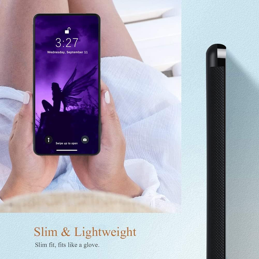 OOK Designs for Samsung Galaxy A53 Case Glitter Purple Butterfly Nebula Space Design Hard Pc+Soft TPU Bumper Anti-Slip Ultra Thin Cover Protective Shockproof Case for Galaxy A53  OOK   