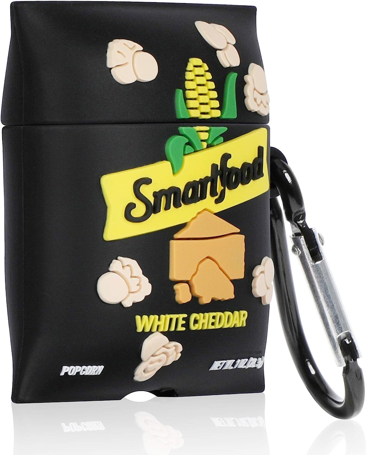 Oqplog for Airpod 2/1 Case Food Design Cover for Airpods Silicone Cases Air Pods Cute Funny Cartoon 3D Kawaii Fun Soft Designer Unique Fashion Cool Pretty for Girls Boys Teen Girly (Smart Popcorn)  guangjianheni   