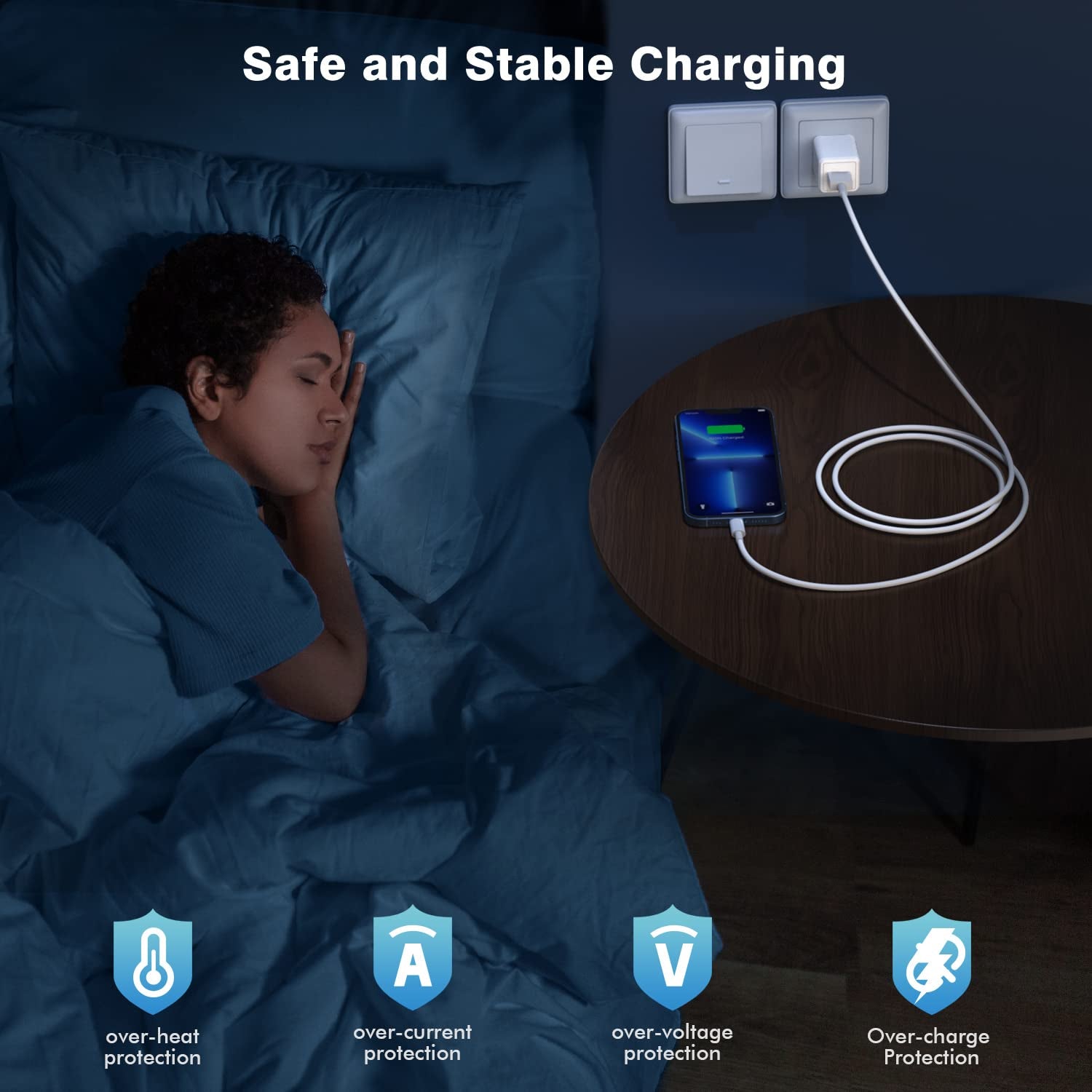 Iphone Charger [Apple Mfi Certified] 2 Pack Apple Iphone Charging Lightning Cable Data Sync Cord with USB Wall Charger Block Box Travel Plug Adapter for Iphone 14/13/Pro/Max/Xr/X/Xs/Max/8/Plus/Airpod  Shenzhen huangxingfu Technology Co., Ltd   