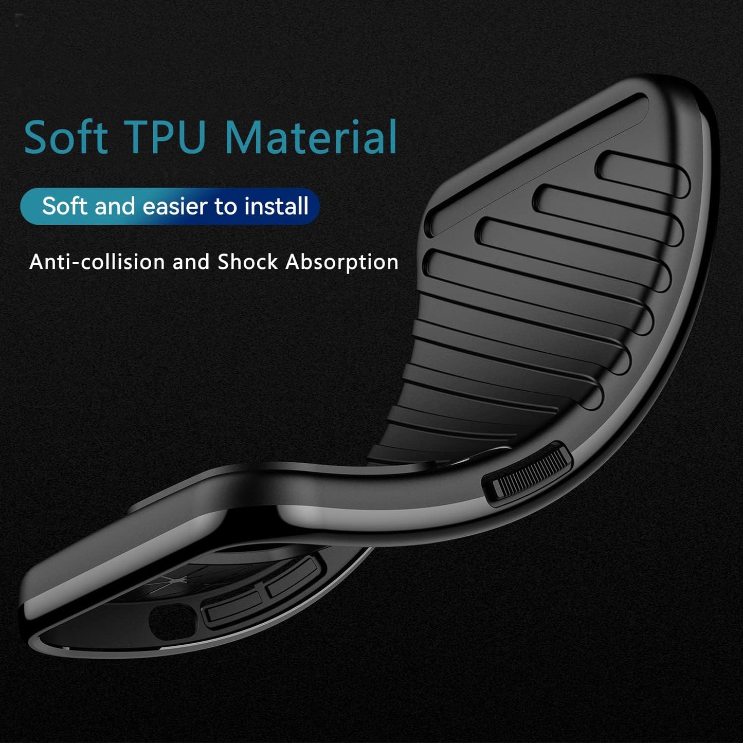 Doeboe Case for Google Pixel 6 Pro Case, Protective Phone Case for Pixel 6 Pro 5G, Shockproof Cover Sleeve for Google Pixel 6 Pro Soft TPU, Support Wireless Charge-Black [Only for Pixel 6 Pro]  doeboe   