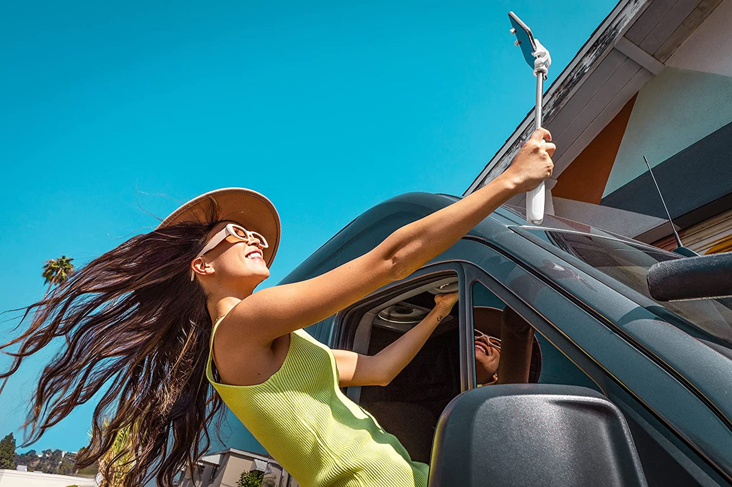 LITTIL Rise | Extendable Selfie Stick, Portable Phone Tripod Stand with Wireless Remote, Compatible with Most Phones - Iphone and Android  LITTIL   