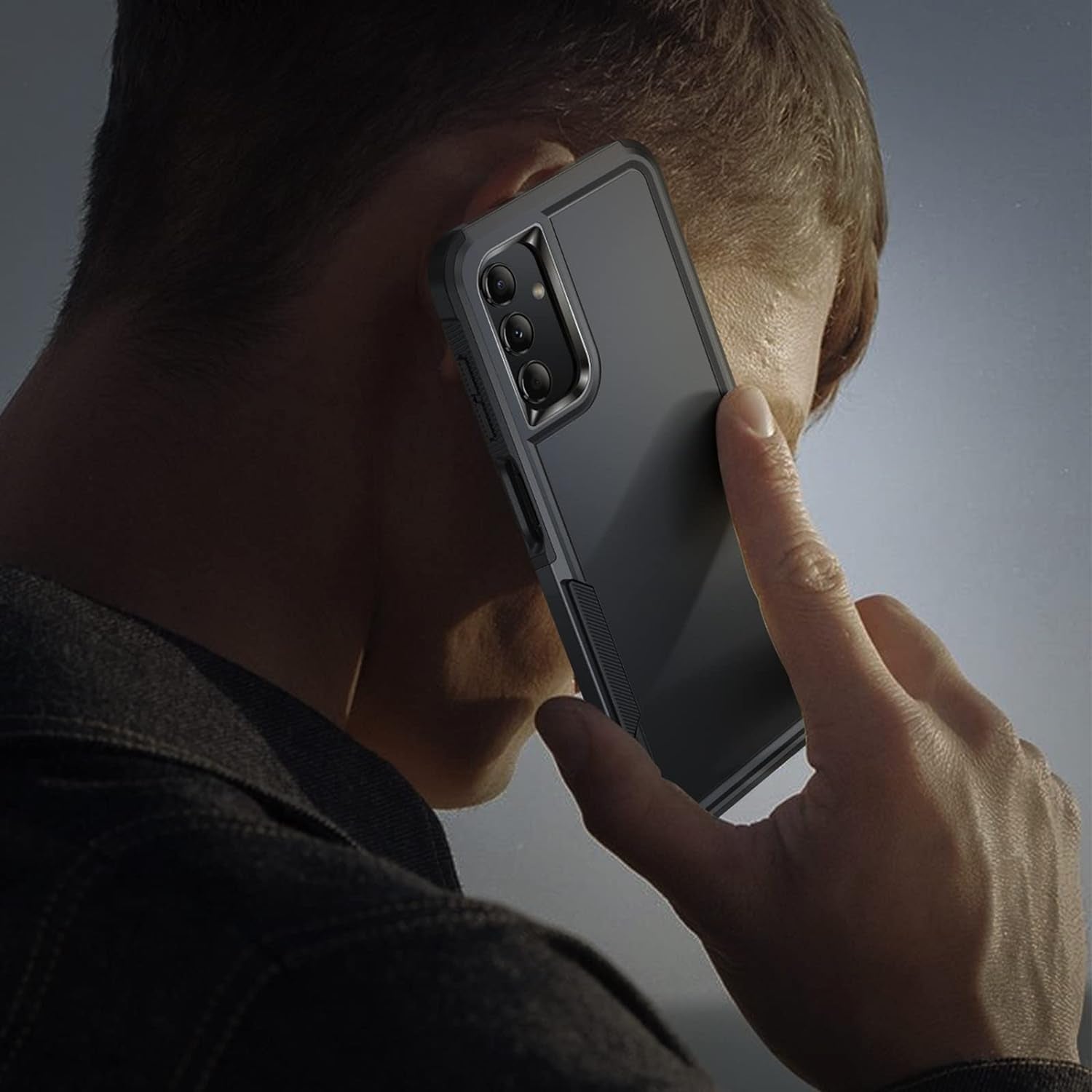 LK for Samsung Galaxy A13 5G Case, Galaxy A13 5G Case with Screen Protector, Dual Layer Heavy Duty Tough Rugged Shockproof Protective Phone Case for Samsung A13 5G, Black  LK   