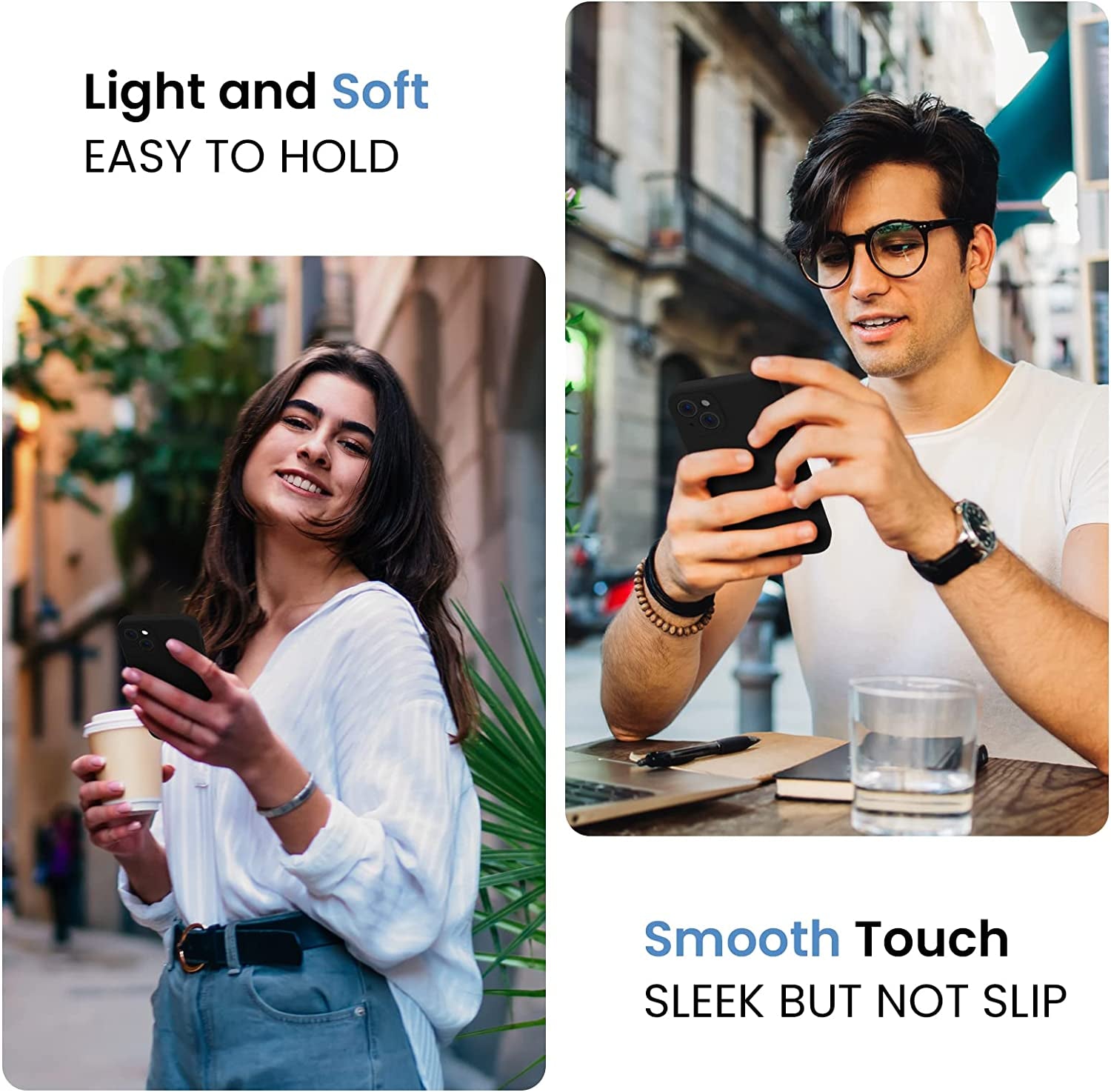 Firenova for Iphone 14 Case, Silicone Upgraded [Camera Protection] Phone Case with [2 Screen Protectors], Soft Anti-Scratch Microfiber Lining Inside, 6.1 Inch, Black  FireNova   