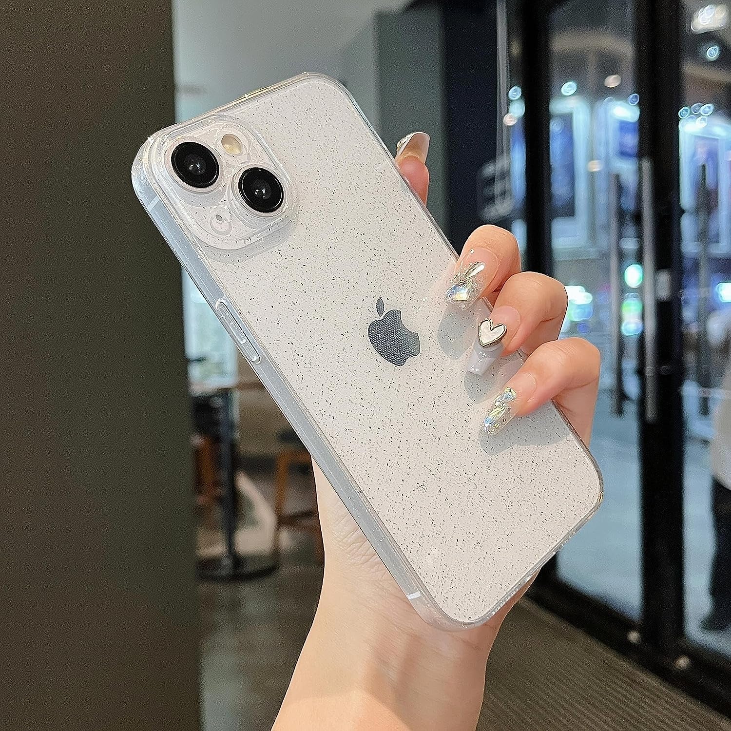 ZTOFERA Clear Glitter Case for Iphone 13,Cute Sparkly Shiny Bling Case for Women Girls,Sparkle Transparent Soft Slim TPU Shockproof Protective Bumper Cover for Iphone 13 6.1 Inch-Glitter Clear  ZTOFERA   