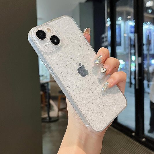 ZTOFERA Clear Glitter Case for Iphone 13,Cute Sparkly Shiny Bling Case for Women Girls,Sparkle Transparent Soft Slim TPU Shockproof Protective Bumper Cover for Iphone 13 6.1 Inch-Glitter Clear  ZTOFERA   