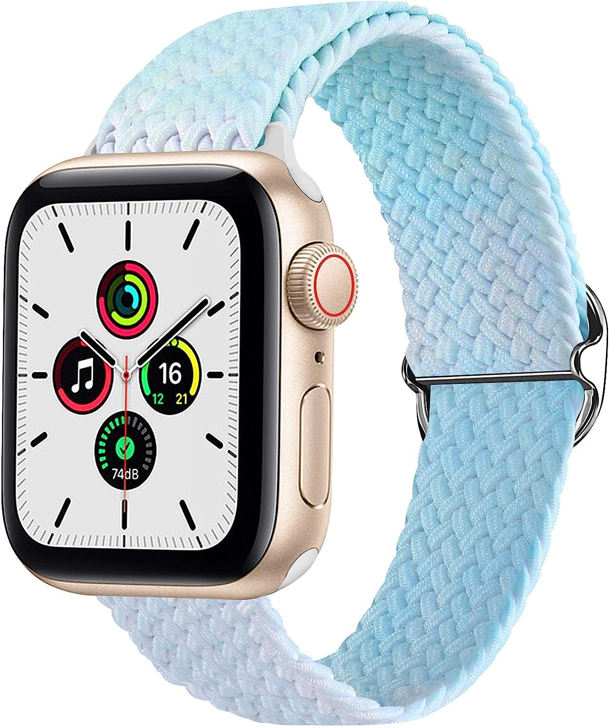 Vevexiao Stretchy Braided Solo Loop Bands Compatible with Apple Watch Ultra Band 44Mm 40Mm 38Mm 42Mm 41Mm 45Mm 49Mm Iwatch Bands Women Men, Elastic Strap for Iwatch SE Series 8/7/6/5/4/3/2/1  VeveXiao   
