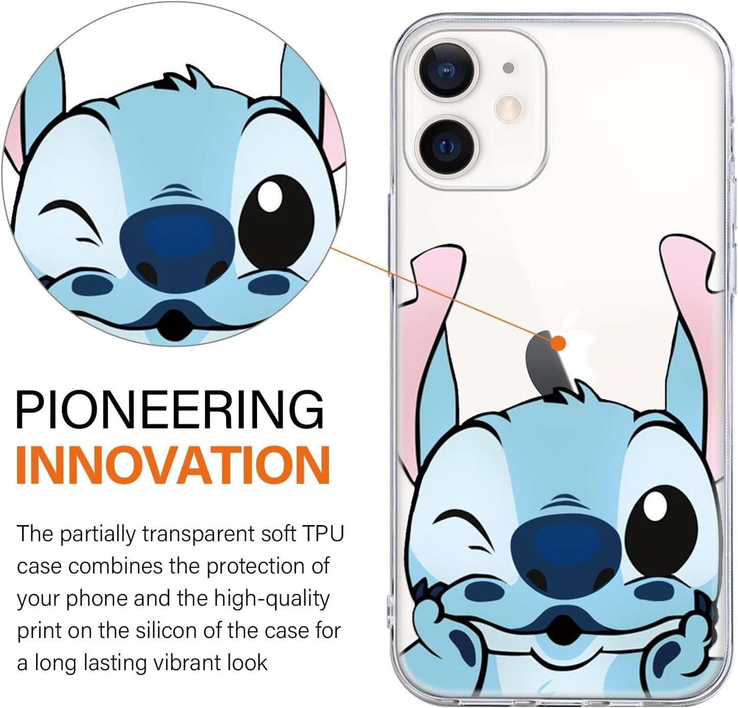 [2 Pack] Cute Case Designed for Iphone 12/Iphone 12 Pro Case, Cartoon Kawaii Aesthetic Cool Phone Cases Girly for Girls Boys Kids Women Clear Soft TPU Protective Cover Funda for Iphone 12 Pro 6.1"  SDJ US   