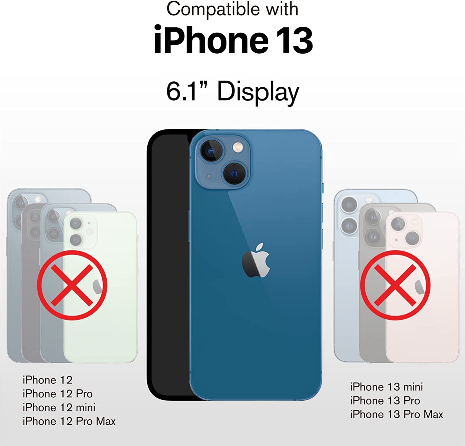 Vena Legacy Card Holder Wallet Case Compatible with Apple Iphone 13/14 (6.1"-Inch), (Compatible with Magsafe, RFID Anti-Theft) Slim Profile Card Slot Cover with Kickstand - Space Gray  Vena   