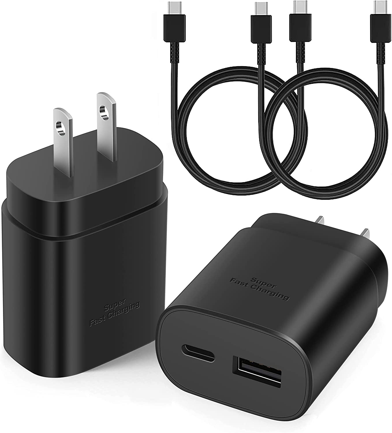 USB C Fast Charger, 25W Samsung Charger Fast Charging, Dual Port C Charger with 6FT Cable for Samsung Galaxy S23,S22, S22 Plus, S20/S21 Ultra Plus, Note 20/ Note 10 Plus,Pps Charger and Charger Cord  Shenzhen Hua Nantong Electronic Technology Co., Ltd   