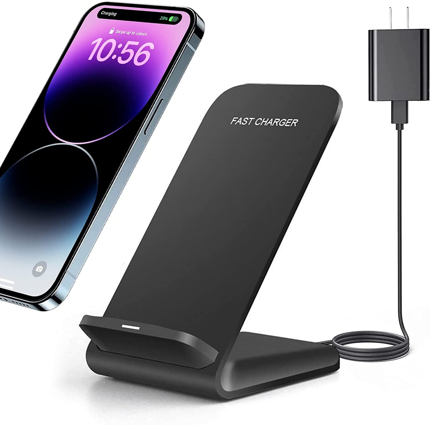 20W Fast Wireless Charger,Wireless Charging Stand Compatible with Iphone 14/14 Pro/13/12 Pro Max/Pro/11/11 Pro/X/8, Phone Charger for Galaxy S23/S23+/S22/S22 Ultra/S21/S20/S10/Note 20,Pixel/Lg Etc  FDGAO   