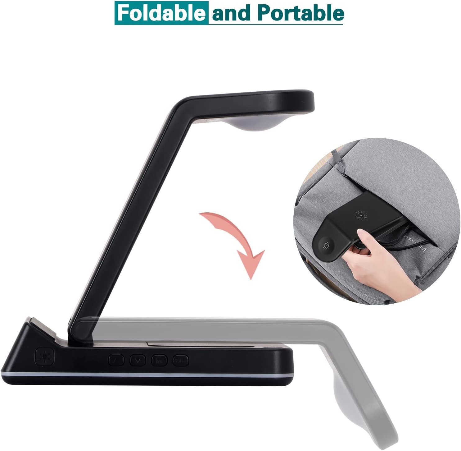 FYY Wireless Charger,5 in 1 Foldable QI Fast Wireless Charging Station Compatible with Iphone 13/12/11 Pro Max/Xs Max/Xr/Xs/X/8/Se,Iwatch Series 7/6/5/4/3/2/Se,Airpods Pro/3/2 - Black  GUANGZHOU WENYI COMMUNICATION EQIPMENT CO.,LTD   