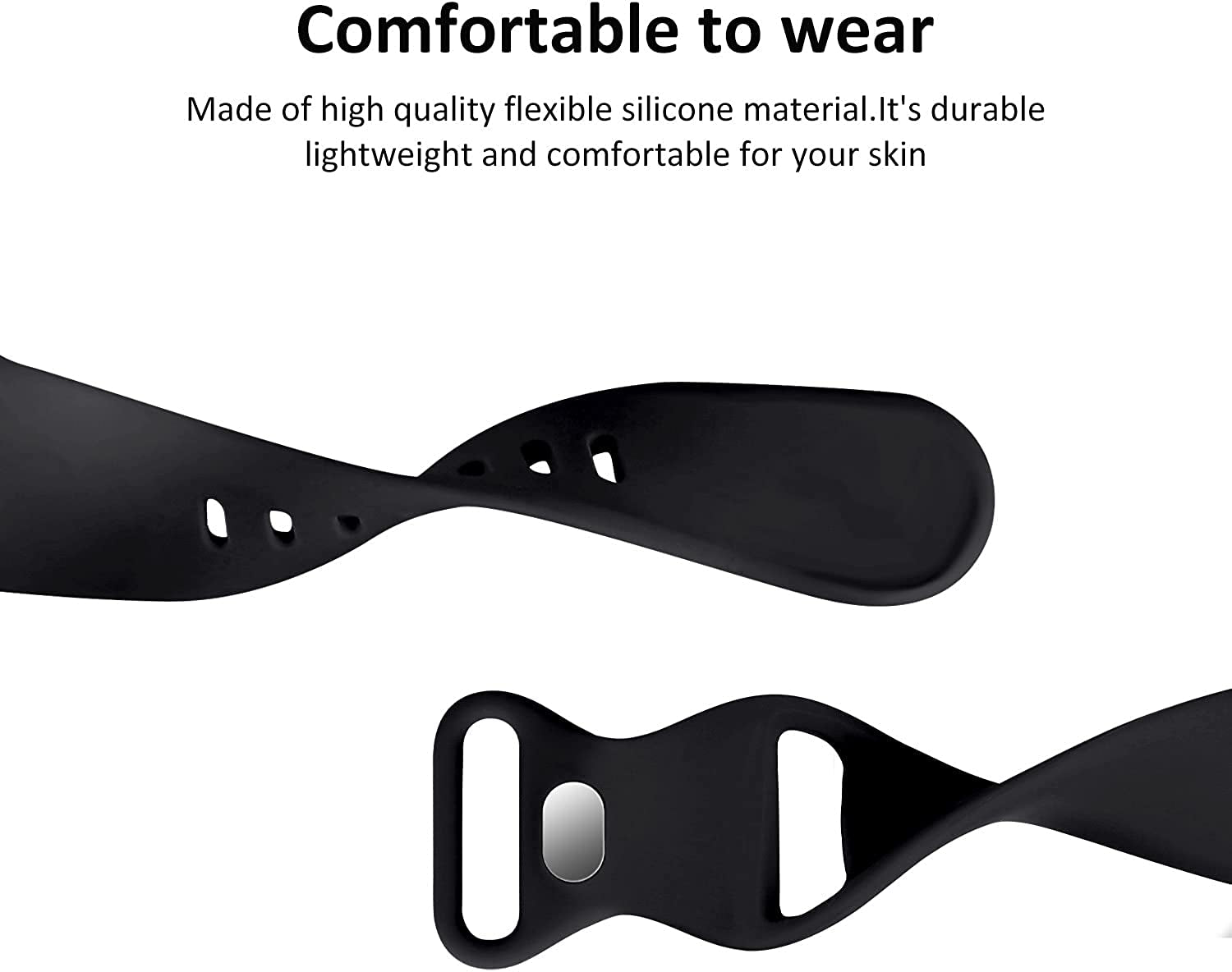 Acrbiutu Bands Compatible with Apple Watch 38Mm 40Mm 41Mm 42Mm 44Mm 45Mm 49Mm, Replacement Soft Silicone Sport Accessory Strap Wristbands for Iwatch Series Ultra 8/7/6/5/4/3/2/1 SE Women Men  Acrbiutu   