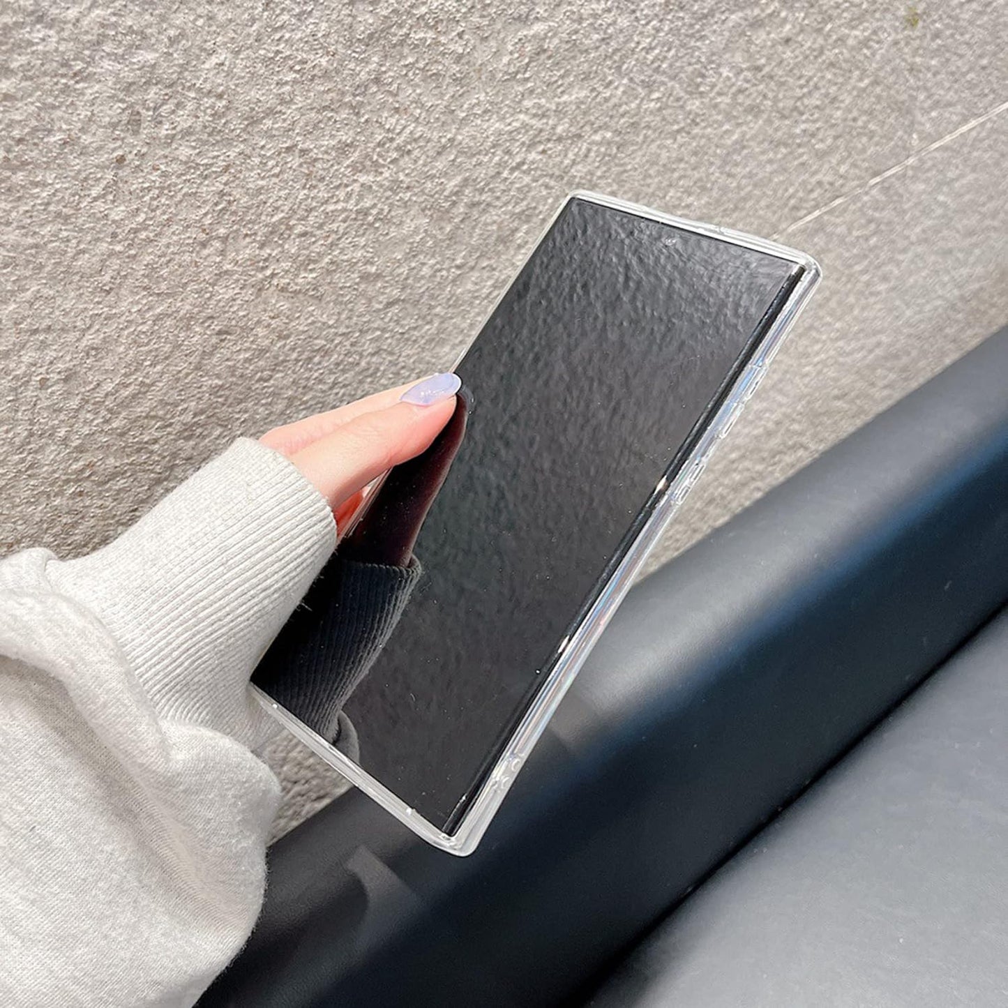 J.West Galaxy S22 Ultra Case 5G, Luxury Sparkle Glitter Translucent Clear Colorful Opal Pearly Thinfoil Design Shiny Print Soft Silicone Cover for Women Girls Slim TPU Protective Phone Case  J.west   