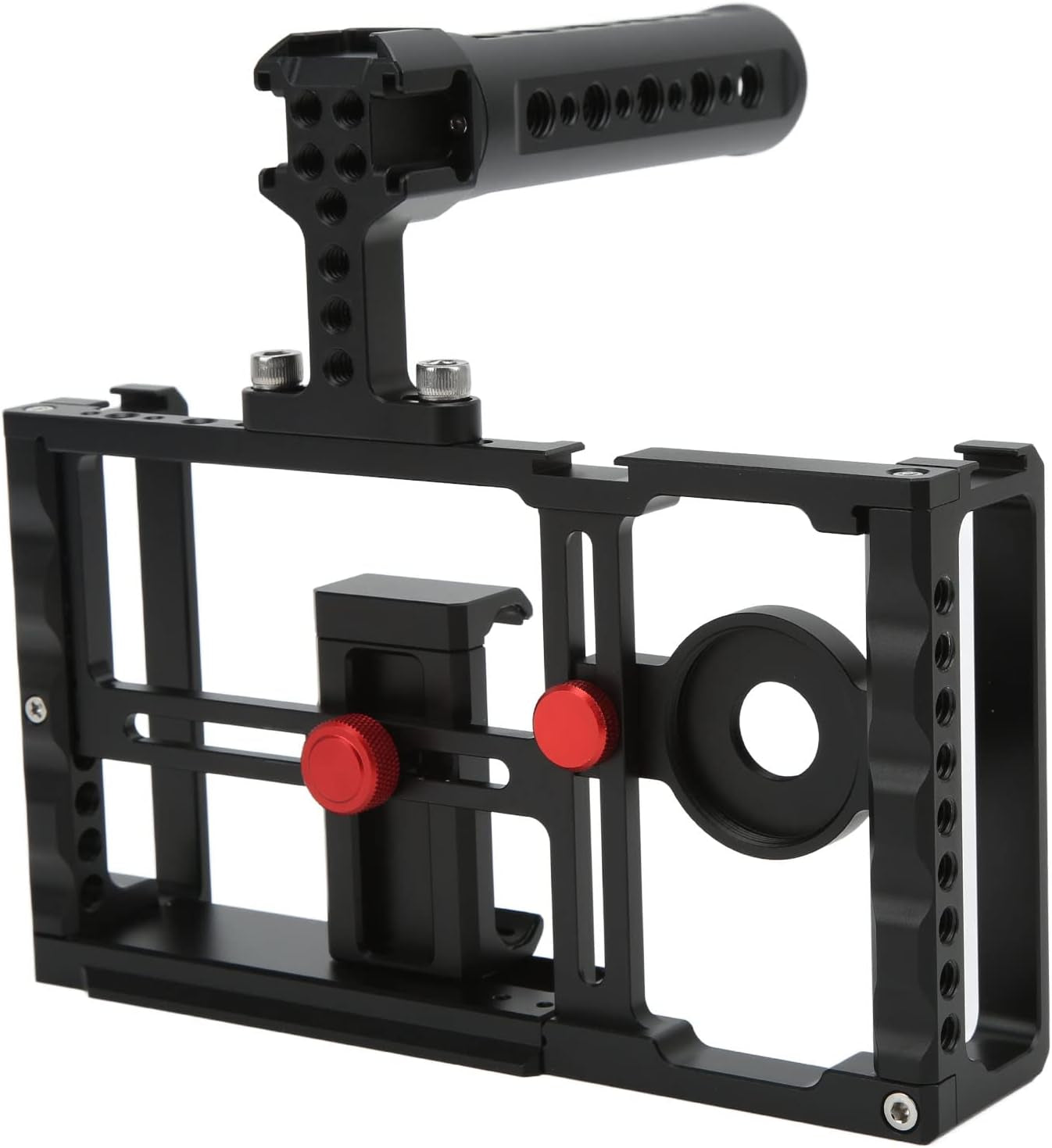 Jopwkuin Cell Phone Gimbal-Gimbal Stabilizer for Smartphone with Grip Aluminium Alloy Phone Gimbal Stabilizer for 5.5‑8Cm/2.2‑3.1In Wide Phone Live Video  Jopwkuin   