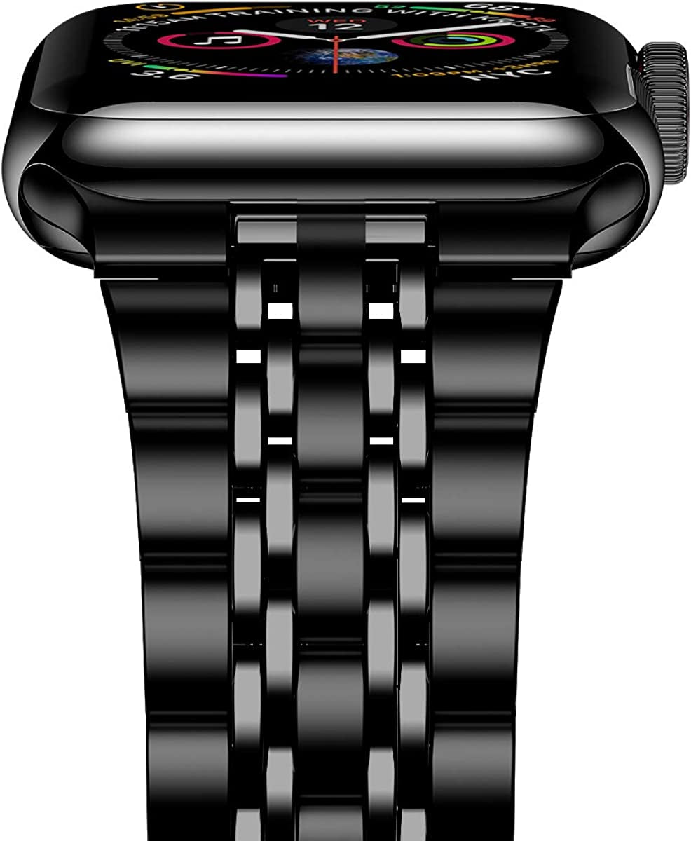 Iiteeology Metal Band Compatible with Apple Watch Band 49Mm 45Mm 44Mm 42Mm 41Mm 40Mm 38Mm, Upgraded Business Stainless Steel Link Band for Apple Watch Ultra Series 8/7/6/5/4/3/2/1/SE  iitee   