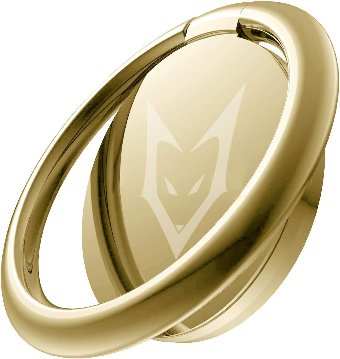 Pokanic Cell Phone Metal Ring Holder Finger Grip Stability Kickstand 360° Rotation Adjustable Collapsible Compatible with Apple Iphone, Samsung Galaxy, LG (Gold)  Pokanic Gold - Pokanic  