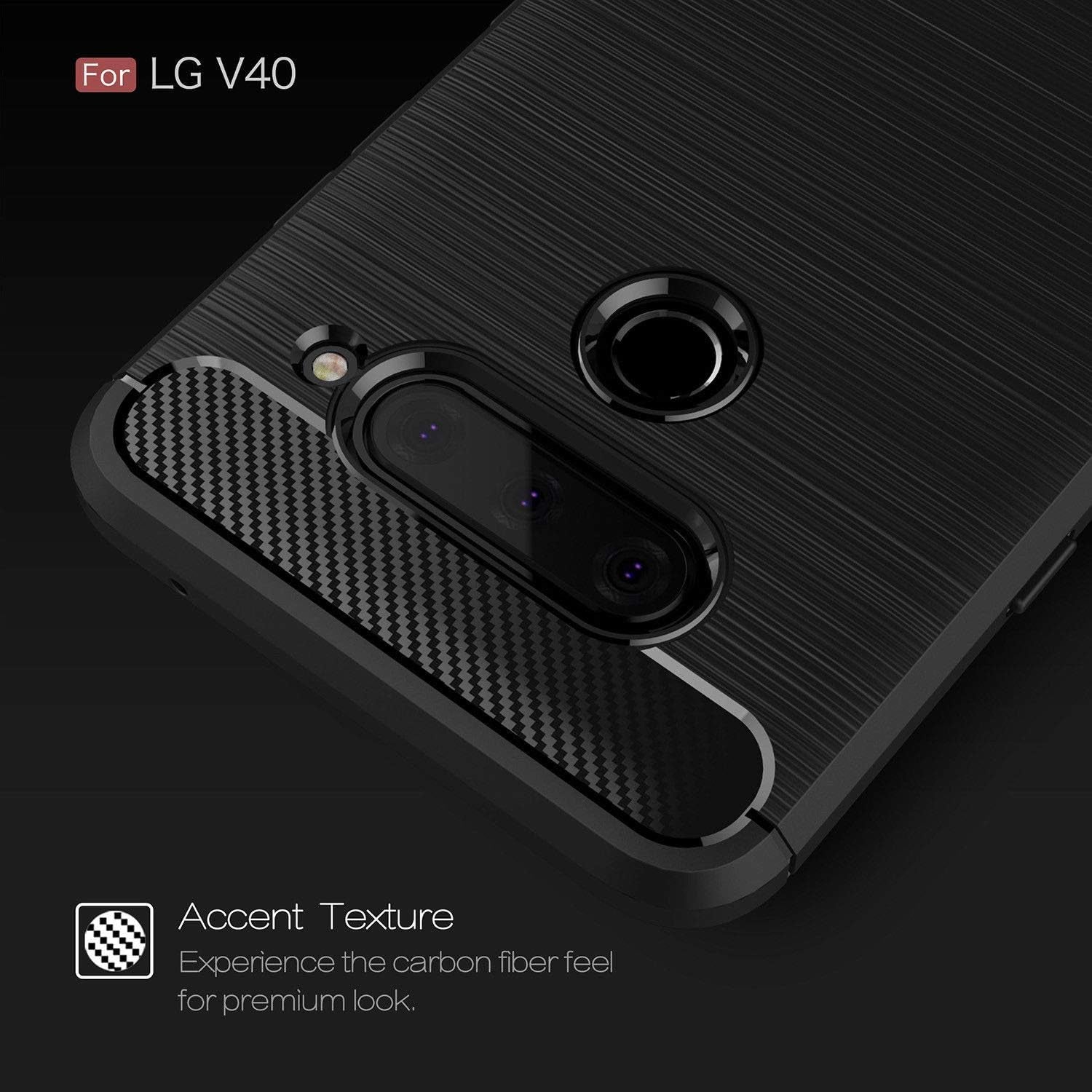 Superguardz for LG V40 Thinq Case, Heavy Duty Slim Shockproof Protective Cover Armor  SuperGuardZ   