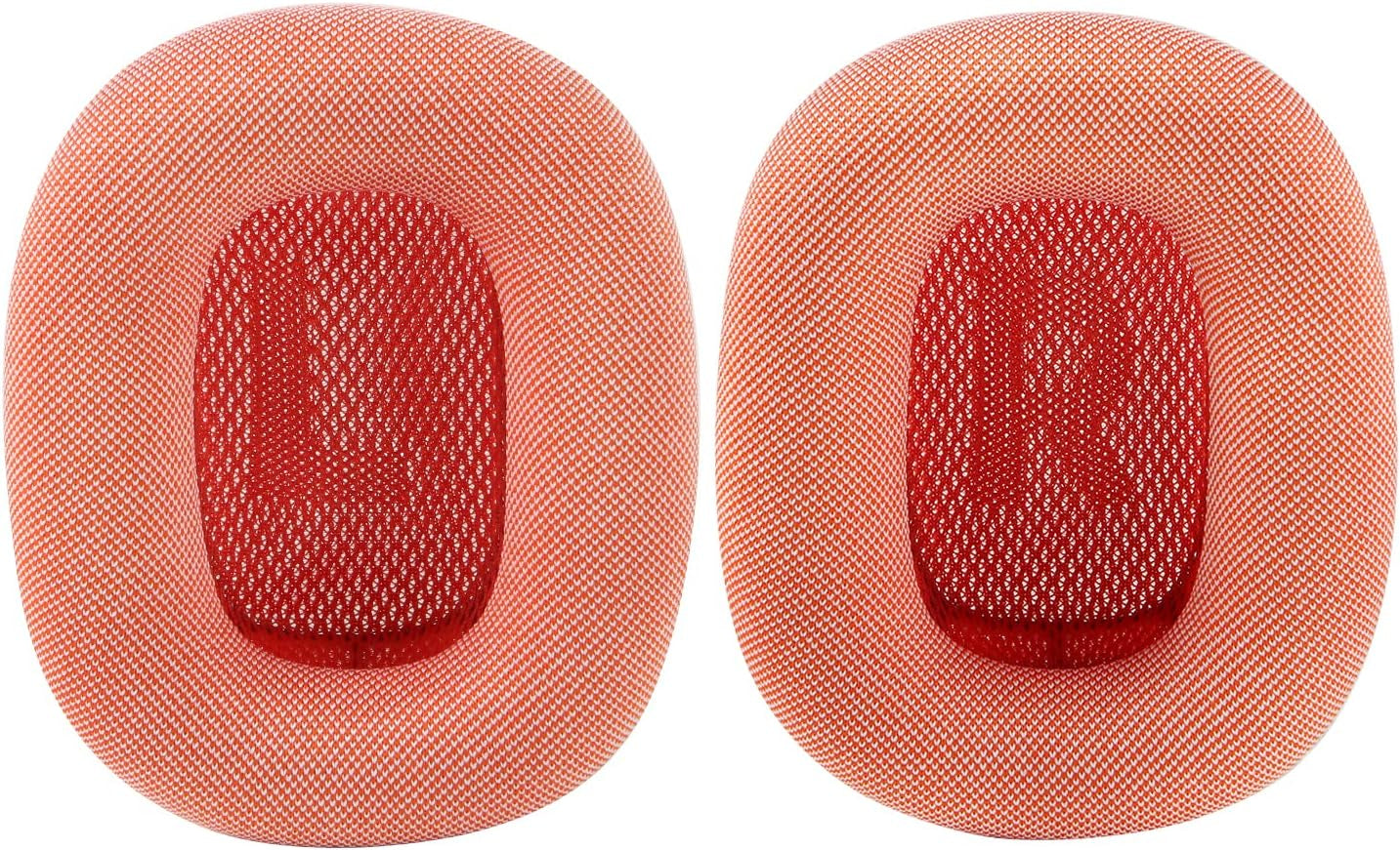 Earpads for Apple Airpods Max Earpad Replacement Sweat Proof Ear Cushions Airpods Max Ear Pad Earcups with Protein Leather, Memory Foam and Magnet Blue  Earrock Red Mesh Fabric& Inner Silica Gel 