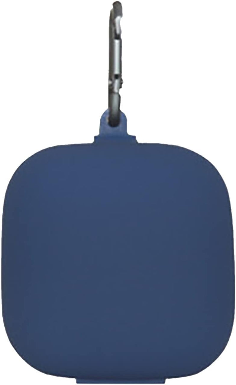 Suitable for Beats Powerbeat S Pro Case Cover Carry/Shockproof/Waterproof Silicone Case Cover Wireless Earbuds Accessories with Keychain Mic and Headphone Splitter (Yellow, One Size)  Generic Dark Blue One Size 