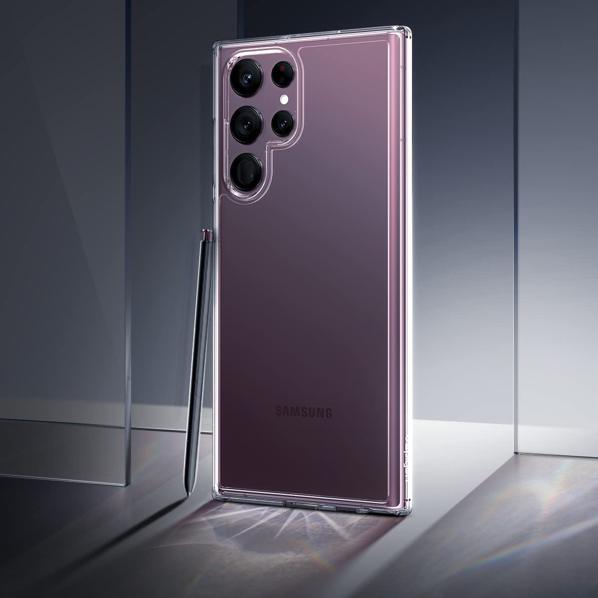 Spigen Ultra Hybrid Designed for Galaxy S22 Ultra Case (2022) - Crystal Clear  Spigen   