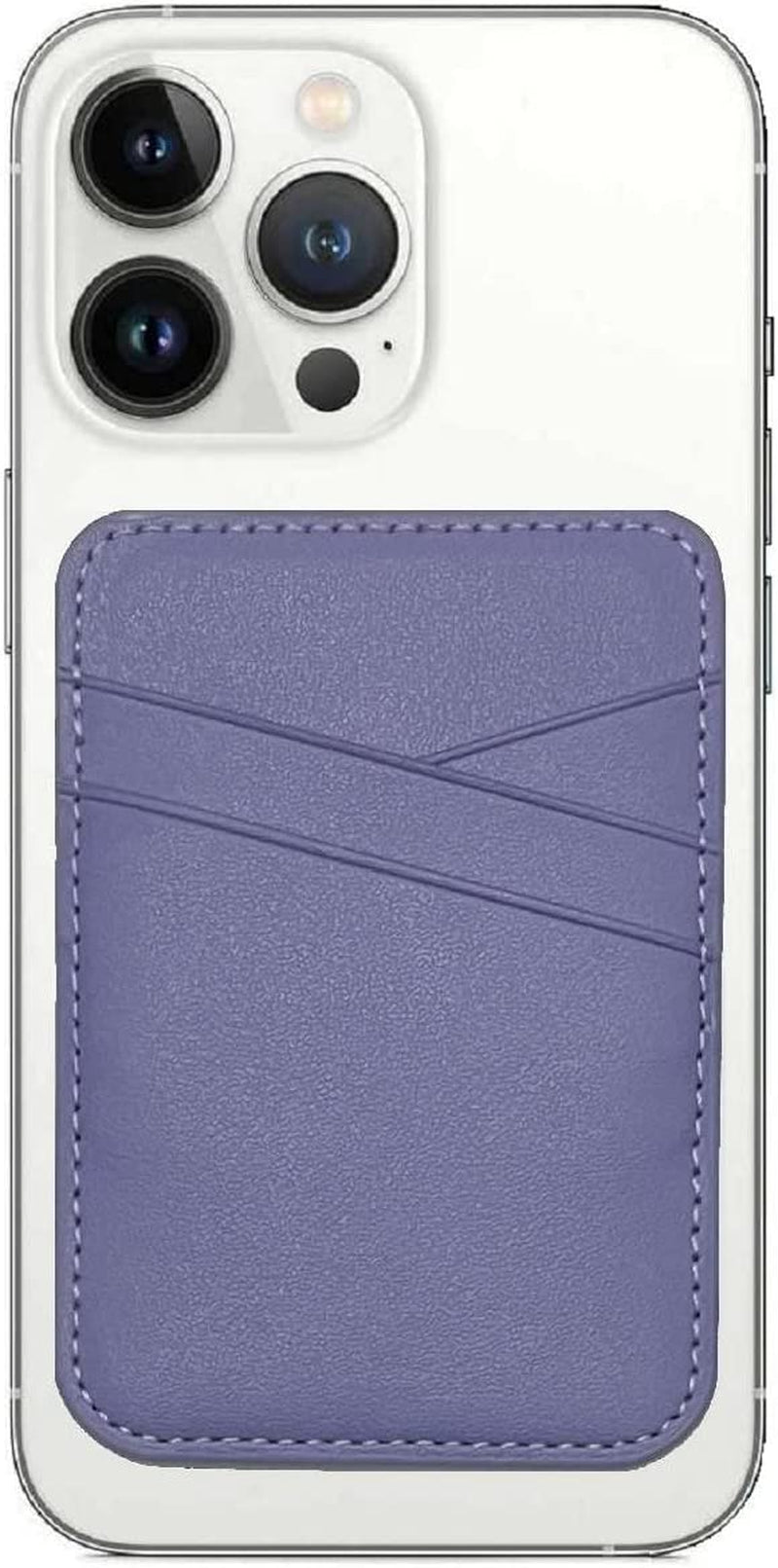 Magnetic 3 Card Slot Holder with Magsafe Wallet for Apple Iphone 14 Pro Max/14 Plus/14 Pro/14/13 Pro Max/13 Pro/13/13 Mini/12 Max/12/12 Pro/12 Mini, (Wisteria)  Tahamus   