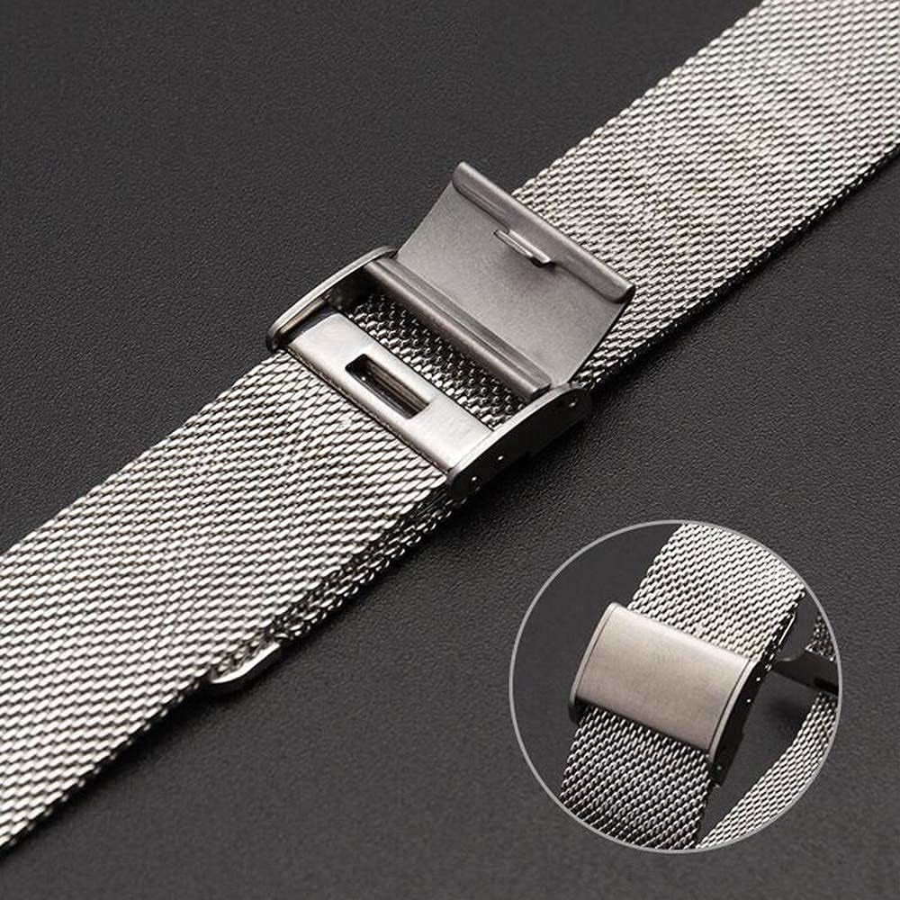 ROSAUI for Apple Watch Band 38Mm 40Mm 42Mm 44Mm Stainless Steel Metal Soft Flexible Slim Watchband Replacement Wristband Metal Strap Iwatch Bands Series 6 5 4 3 2 1/SE  ROSAUI   