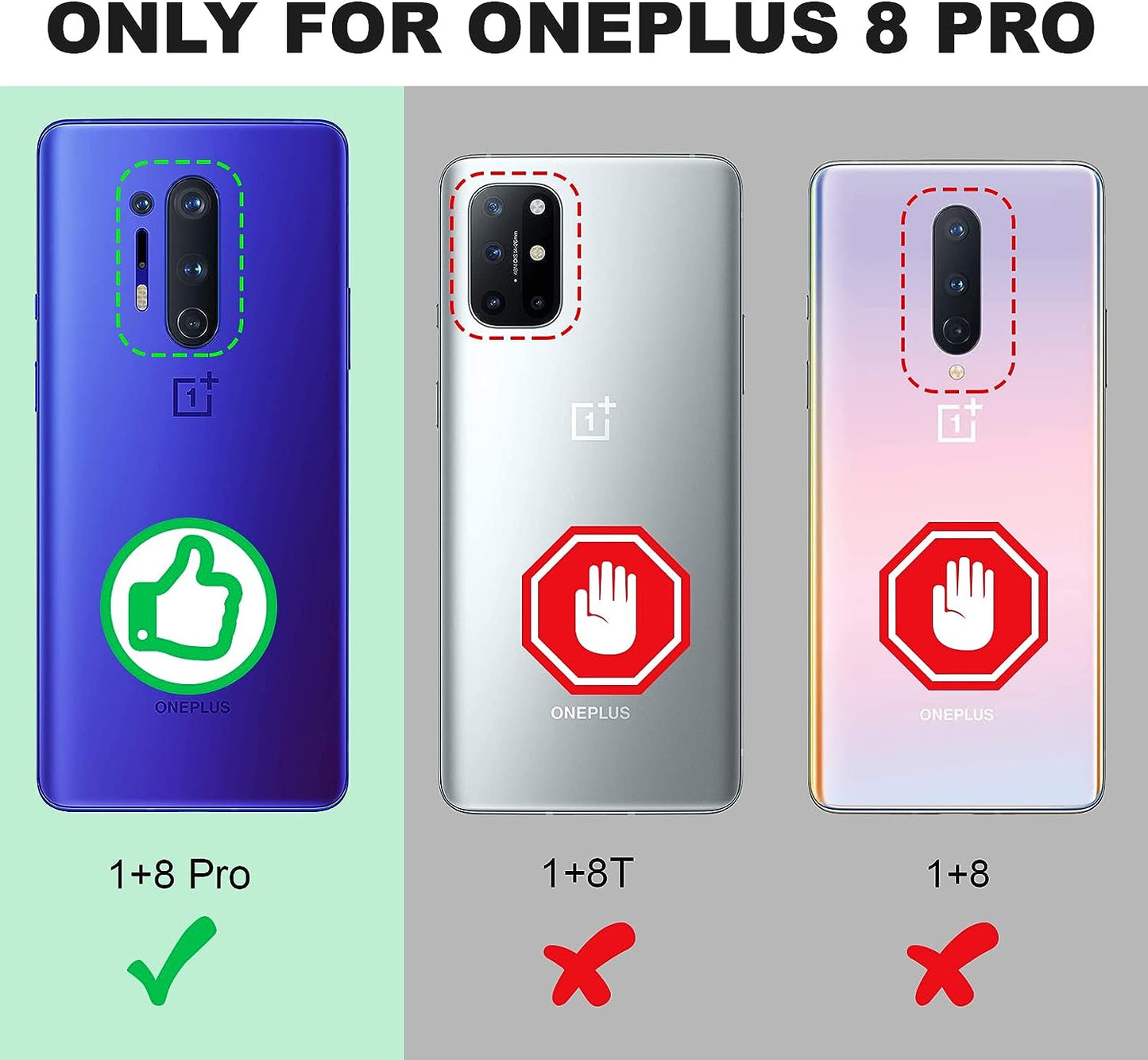 Oneplus 8 Pro Case, 1+8 Pro Case with Kickstand, | 10Ft. Drop Tested | Carbon Case | Ultra Slim | Lightweight | Scratch Resistant | Shockproof Rugged Protective Cover for Oneplus 8 Pro -Black  Shields Up inc   
