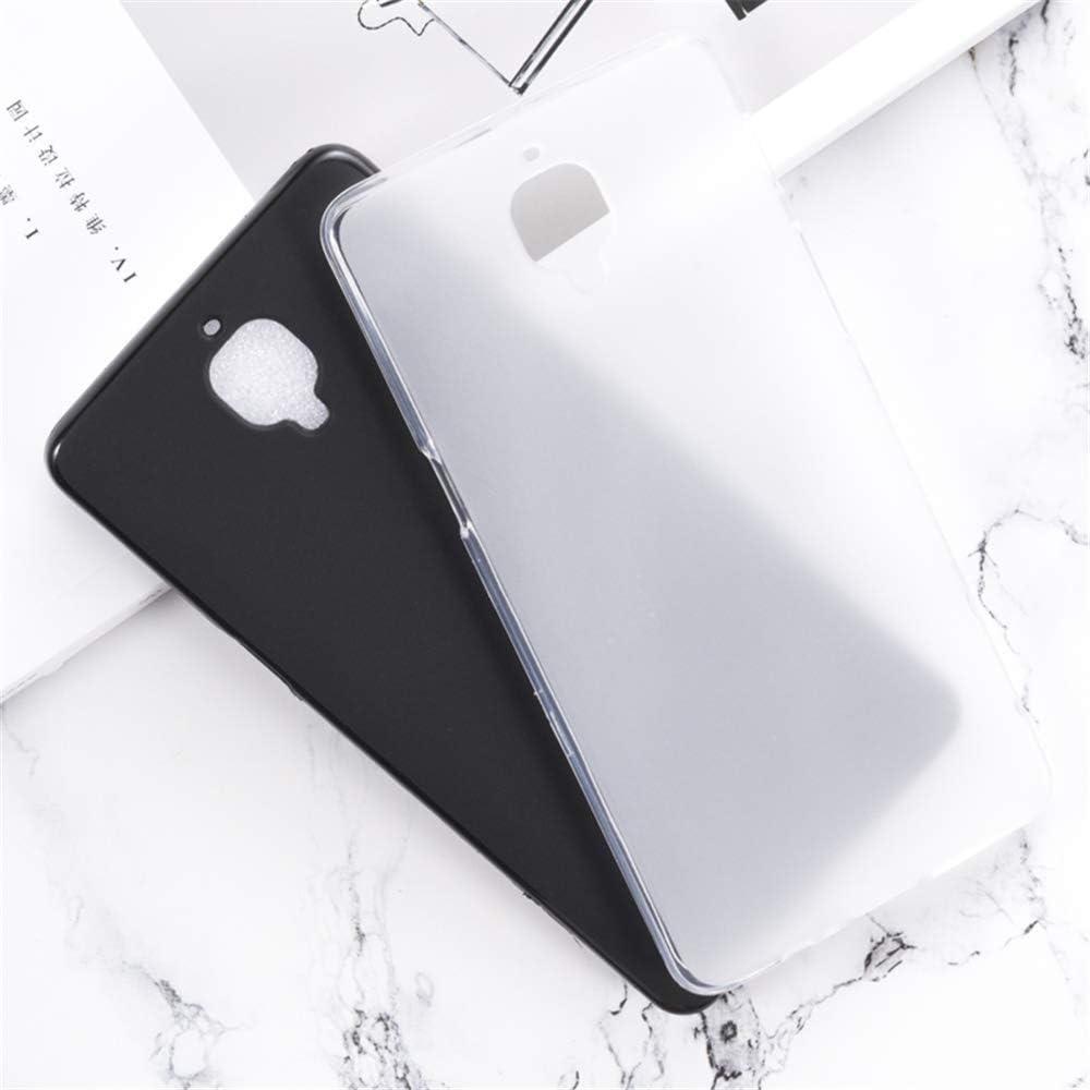 Shantime Oneplus 3 Case, Scratch Resistant Soft TPU Back Cover Shockproof Silicone Gel Rubber Bumper Anti-Fingerprints Full-Body Protective Case Cover for Oneplus 3T (White)  Shantime   