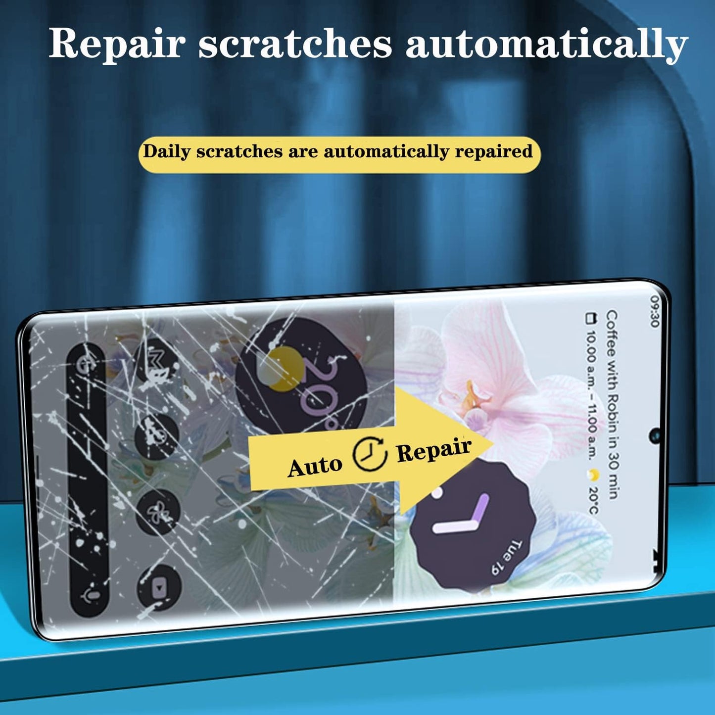 2 Pack Privacy Tempered Glass Designed for Google Pixel 6 Pro, Anti-Peep Anti-Scratch Anti-Spy Screen Protector Film 9H Hardness Bubble Free for Google Pixel 6 Pro 6.7 Inch  BYIUIHS   