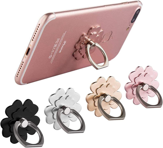 Skyii Cell Phone Ring Stand Finger Ring Holder 360 Rotation Phone Holder Ring Grip Compatible with Apple Iphone Xs Max XR X 8 7 plus 5 5S Samsung S8 S7 4-Pack  SKYii   