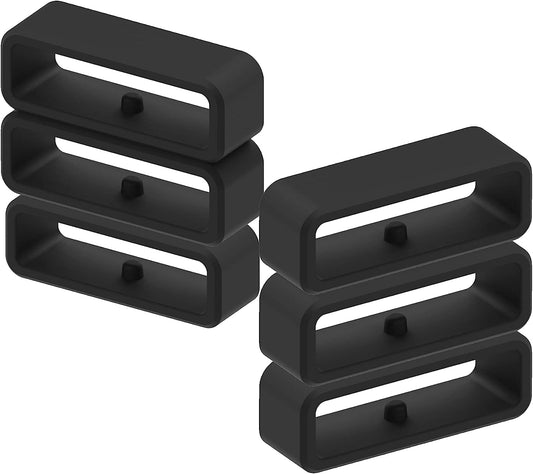 Band Keeper Compatible with Amazfit GTR 4/GTR 3/GTR 3 Pro/Gtr 2E,Ticwatch Pro 3,Huawei Watch GT 2 Loop Holder Fastener Rings Watch Bands Replacement Silicone Connector Strap Security Keeper Rings  NineHorse   