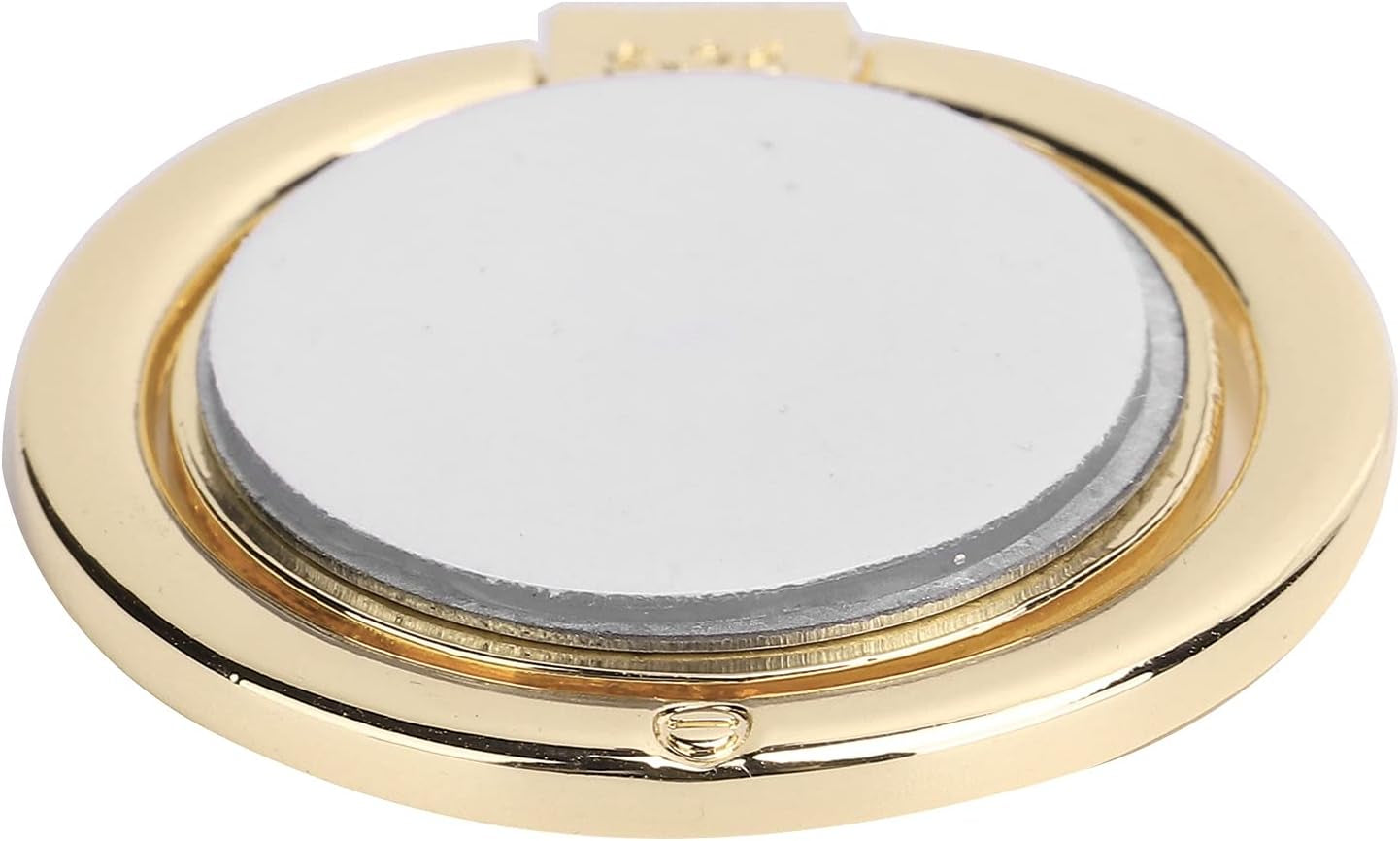 Phone Ring Holder, Mobile Phone Finger Ring Grip 360 Adjustable Metal Phone Holder Magnetic Car Mount for Mobile Phones and Tablets(Gold)  Yoidesu   