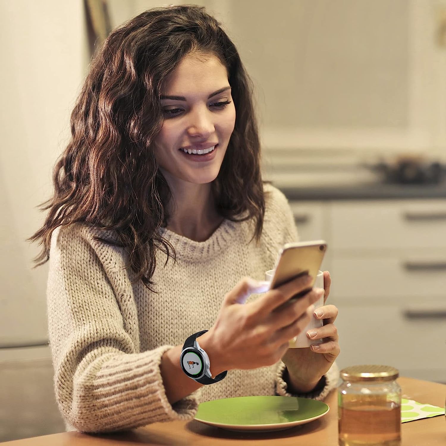 Ruentech Bands Compatible with Garmin Vivoactive 4S/Vivomove 3S/Venu 2S/Forerunner 255S 265S Band Silicone Quick Release Straps 18MM Replacement Wristband (10 Colors)  RuenTech   