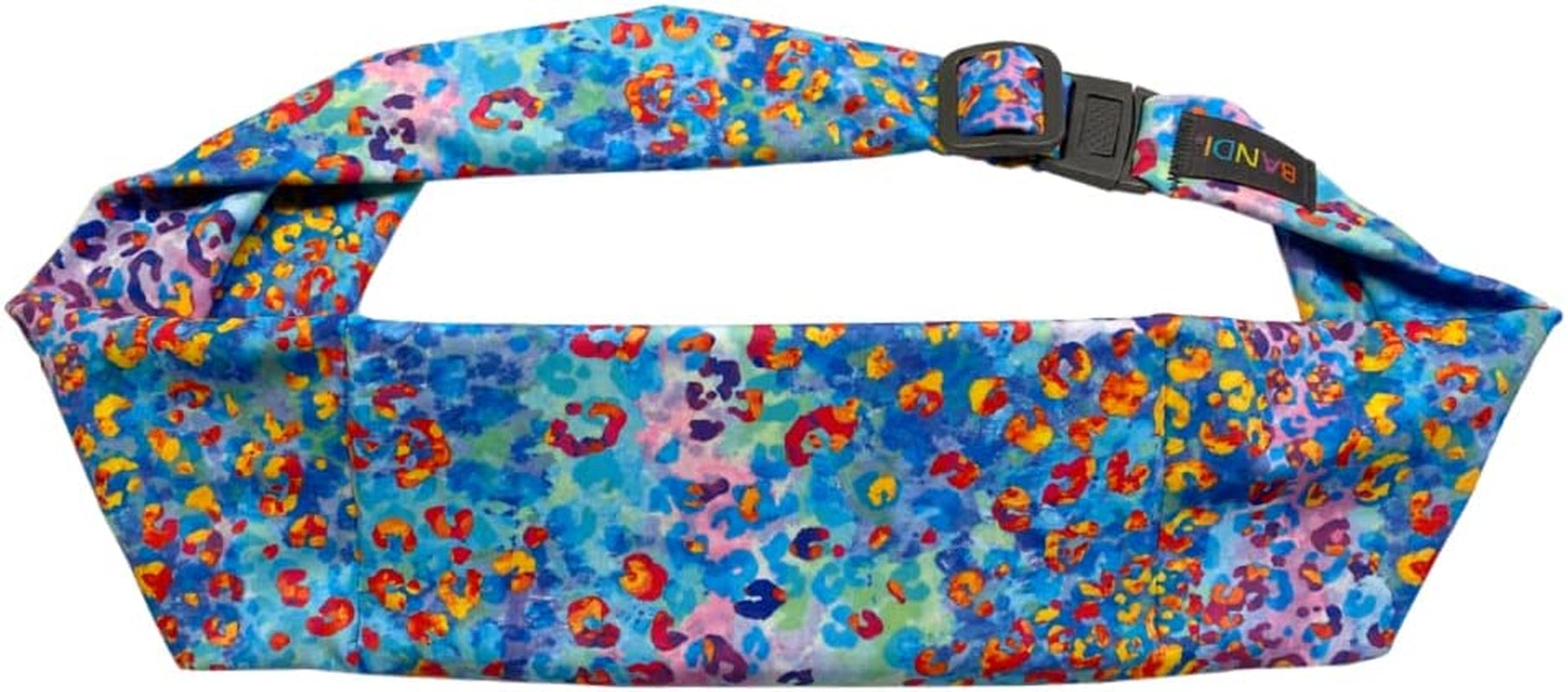 BANDI Large Travel and Running Belt, Securely Carry Keys, Phone, Medicine, Money or Food While You Exercise or Travel within Its Sleek 3 Pocket Design, Size 7.5 Inch by 3.5 Inch Black Solid One Size  BANDI WEAR LLC Safari Fun  