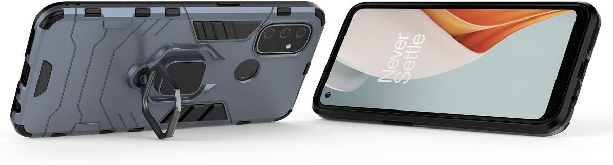 Qiongni Case for Oneplus Nord N100 Case Cover,Magnetic Car Mount Bracket Shell Case for Oneplus Nord N100 BE2013 Case Blue  QiongNi   