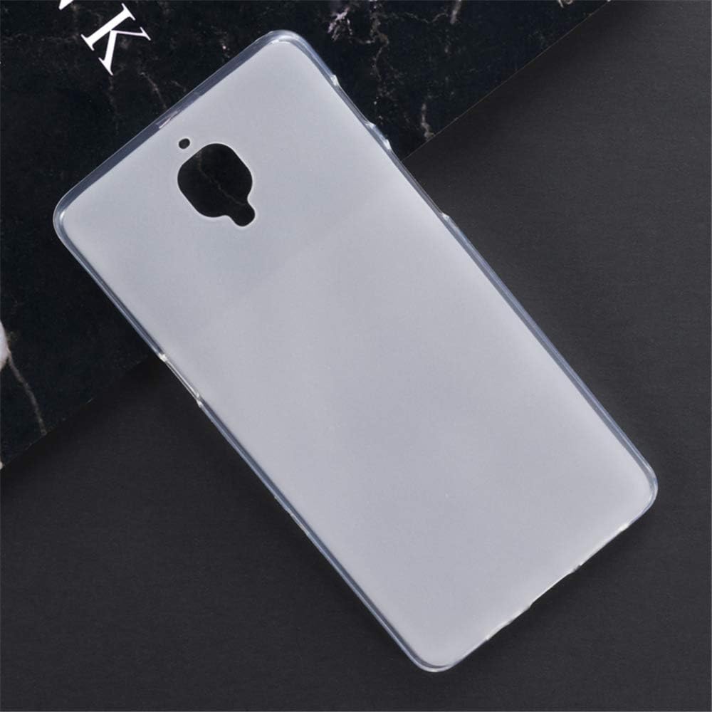 Shantime Oneplus 3 Case, Scratch Resistant Soft TPU Back Cover Shockproof Silicone Gel Rubber Bumper Anti-Fingerprints Full-Body Protective Case Cover for Oneplus 3T (White)  Shantime White  