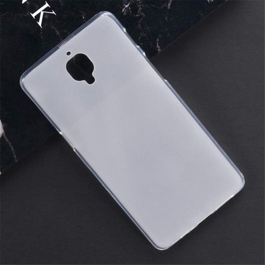 Shantime Oneplus 3 Case, Scratch Resistant Soft TPU Back Cover Shockproof Silicone Gel Rubber Bumper Anti-Fingerprints Full-Body Protective Case Cover for Oneplus 3T (White)  Shantime White  