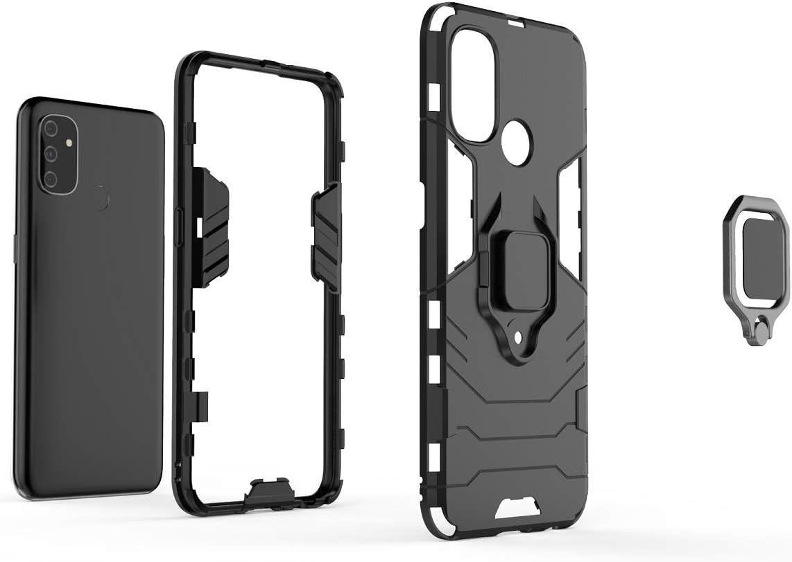 Qiongni Case for Oneplus Nord N100 Case Cover,Magnetic Car Mount Bracket Shell Case for Oneplus Nord N100 BE2013 Case Red  QiongNi   