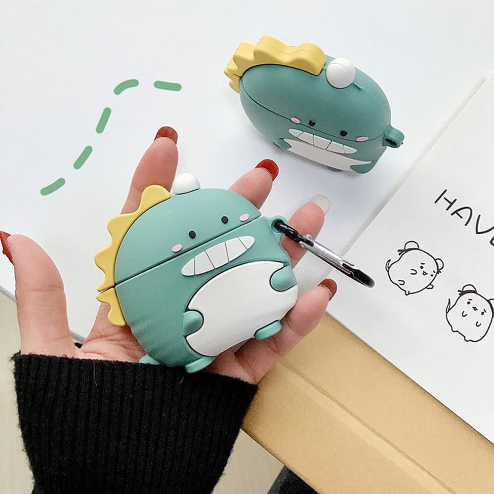 Xbs-Better Compatible with Sony WF-1000XM4 Case, Dinosaur Case for Sony WF-1000XM4 2021 Earbuds Case for Men Kids Teens Boys Soft Silicone Case with Keychain Accessories  XBS-Better   