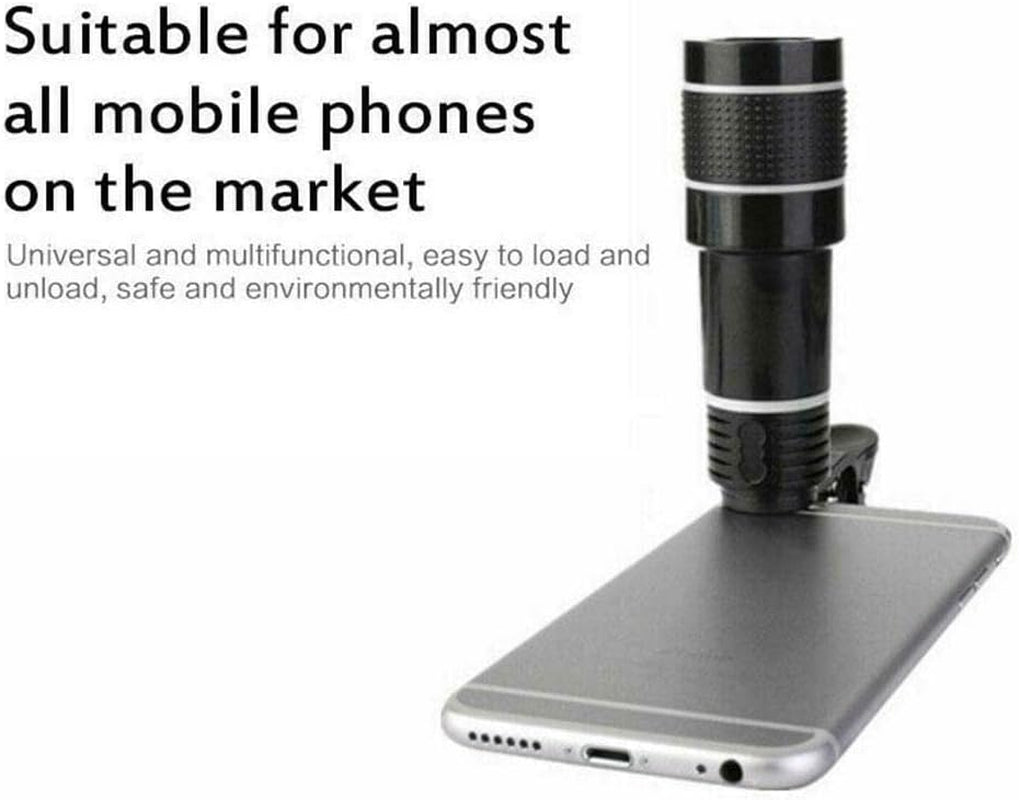 20X Zoom Adjustable Clip on Telephoto Lens External Mobile Phone Camera  MOOKEENONE   