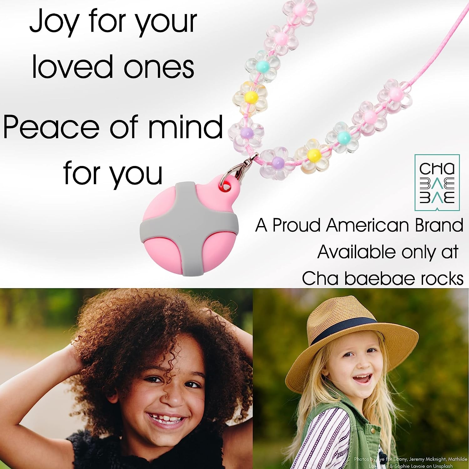 CHABAEBAE Airtag Holder for Kids Airtag Necklace Kids & Adults, Airtag Kids Hidden | Adjustable Air Tag Necklace Kids, Adults | Waterproof Airtag Case (Blossom)  CHABAEBAE   