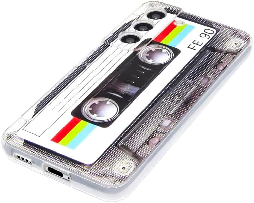 Fateamll Case for Galaxy S22, Shockproof Scratchproof with TPU Soft Bumper Retro Cassette Tape Case Compatible with Samsung Galaxy S22  FAteam   