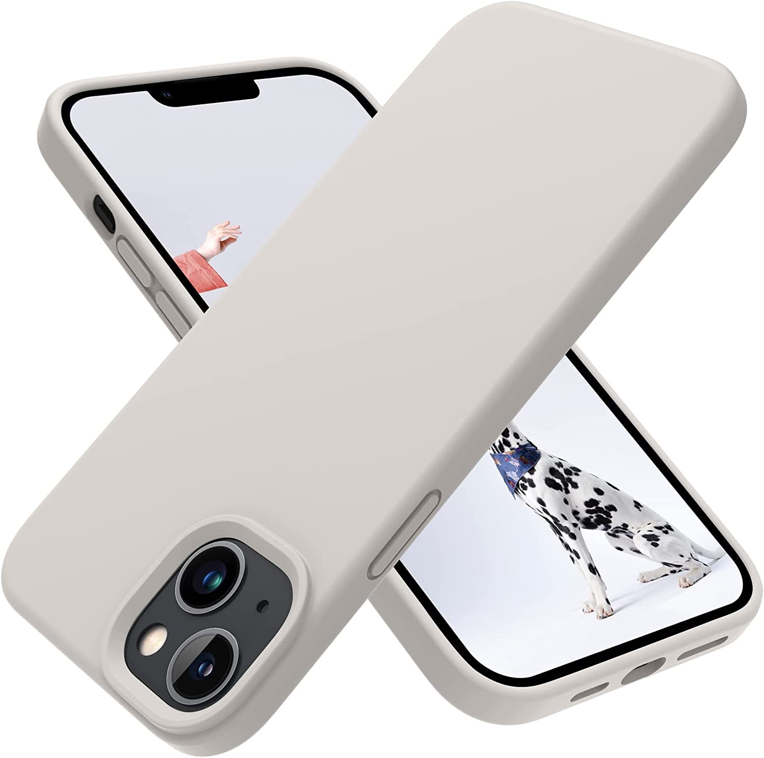 OTOFLY Designed for Iphone 14 plus Case, Silicone Shockproof Slim Thin Phone Case for Iphone 14 plus 6.7 Inch （Black）  OTOFLY Direct Stone  