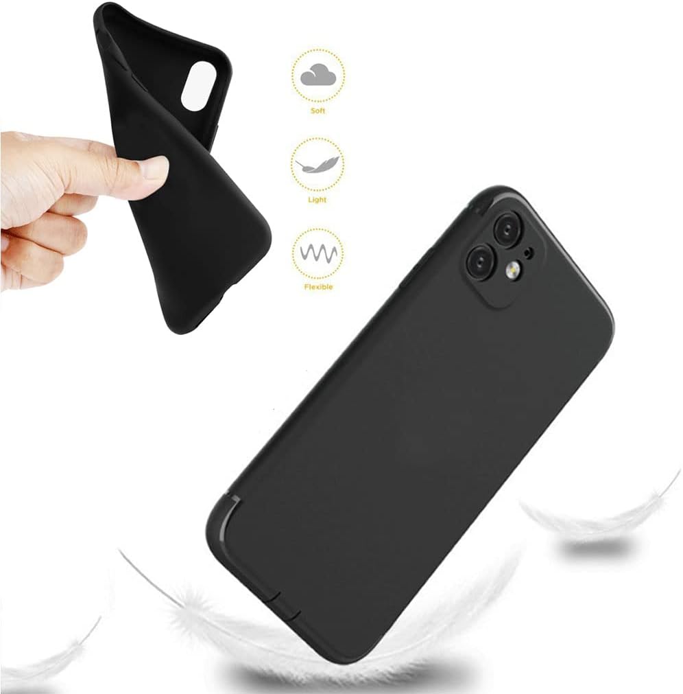 FZZSZS Case for Oneplus Nord N30,Soft Anti-Scratch Black Protective Shell Silicone Flexible TPU Phone Case Protection Cover for Oneplus Nord N30 (6.72") - LLM46  FZZSZS   