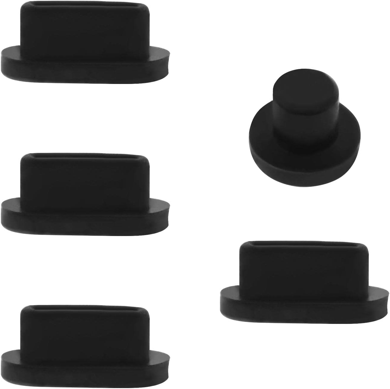 5PCS Dust Plugs Set Compatible with Macbook Air 13 Inch A2179 / Pro 13 Inch A2289 / Pro 15 Inch with Touch Bar and Touch ID A1990 / Pro 16 Inch A2141  Create idea   