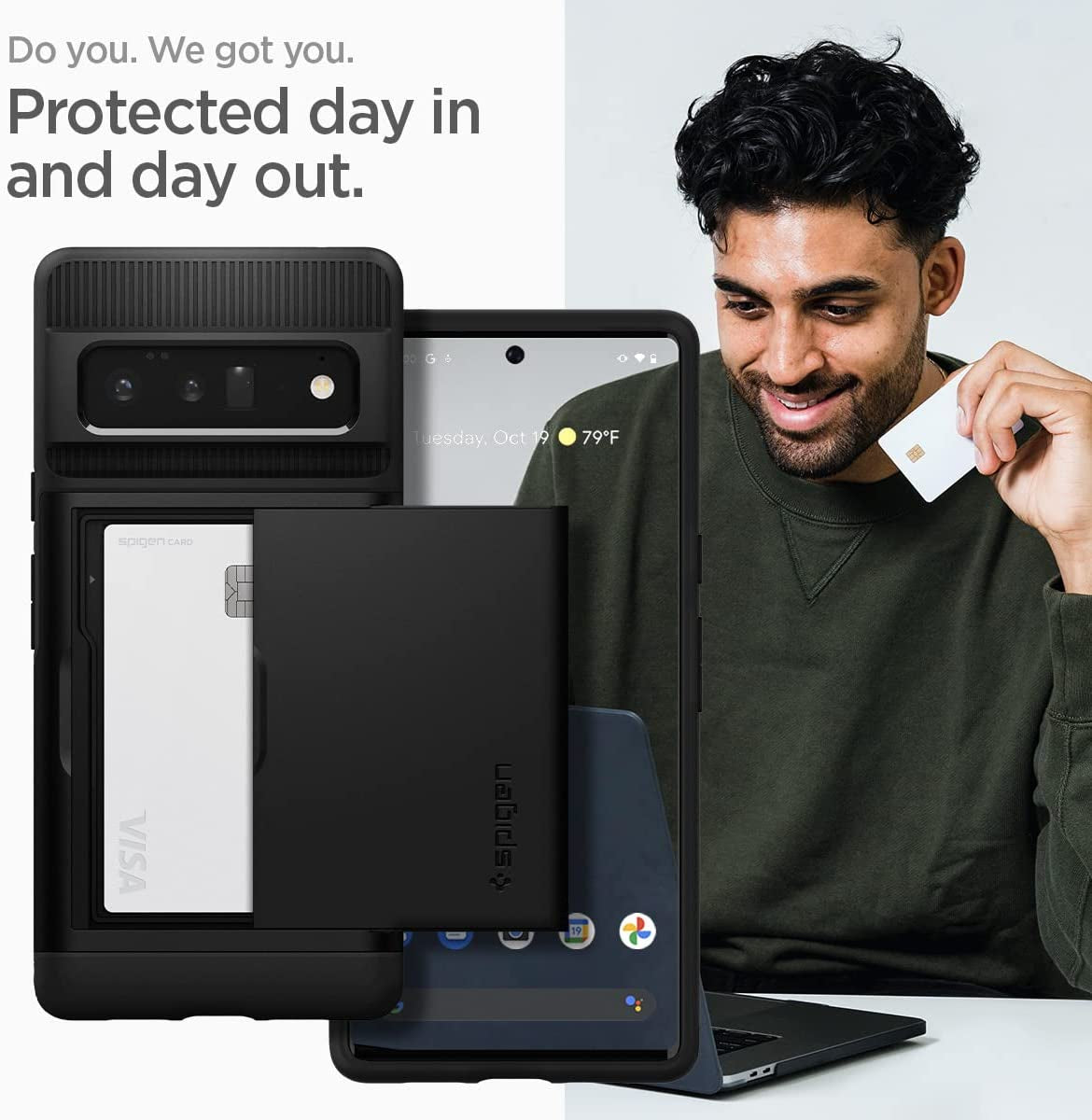 Spigen Slim Armor CS Designed for Google Pixel 6 Pro Case (2021) - Black  Spigen   