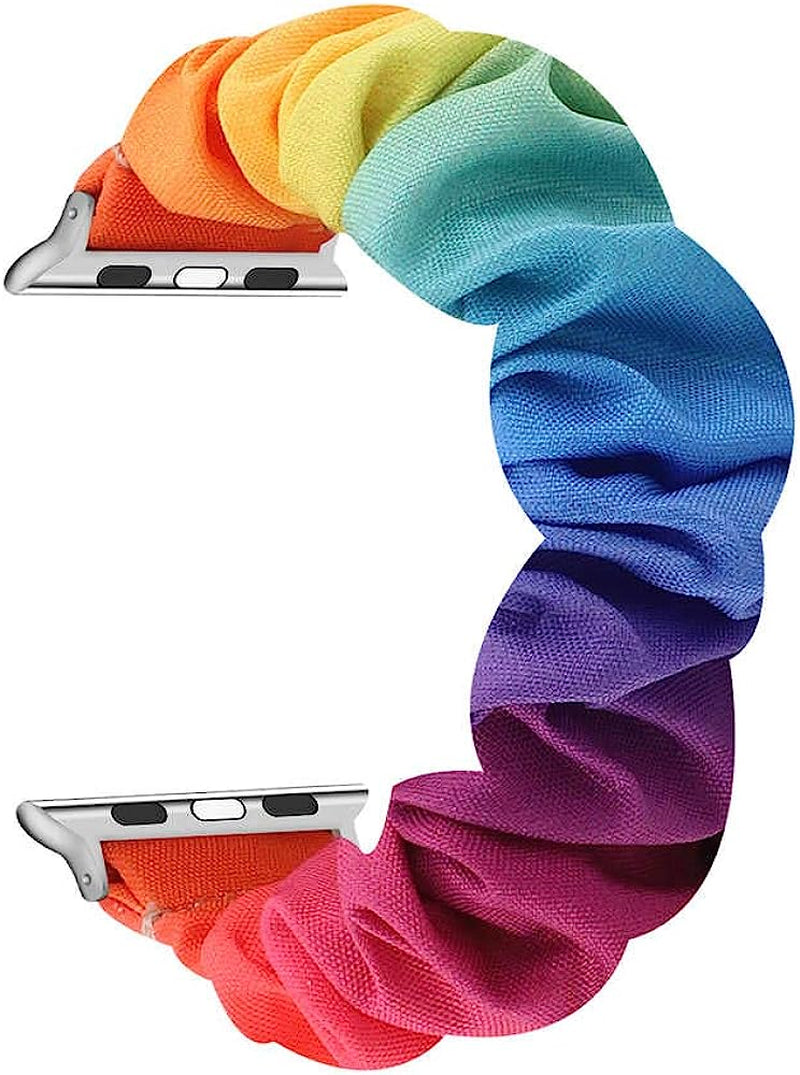 Tomcrazy Scrunchie Elastic Watchband for Apple Watch Band Series 8 7 6 5 4 3 2 1 SE Ultra, Watch Band for Iwatch 49Mm 45Mm 41Mm 38Mm 40Mm 42Mm 44Mm Strap Bracelet  Ruidou Technology Co Ltd   